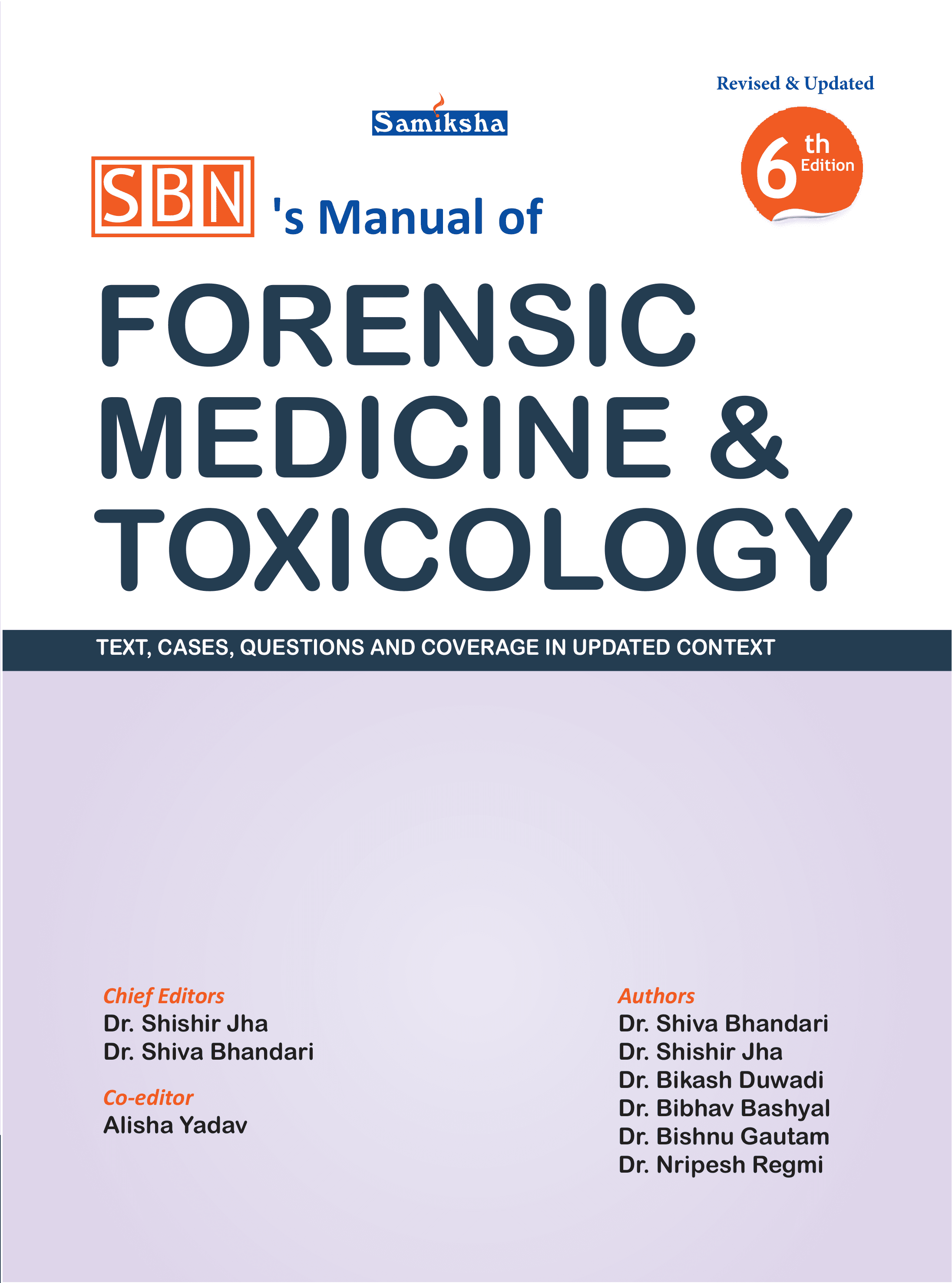 SBN's Manual of Forensic Medicine & Toxicology