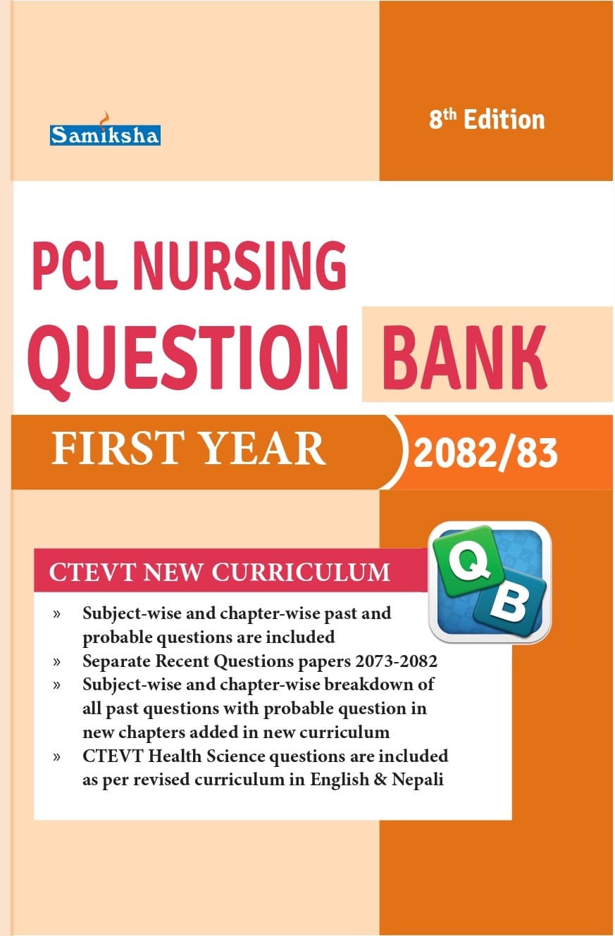 PCL Nursing Question Bank First Year