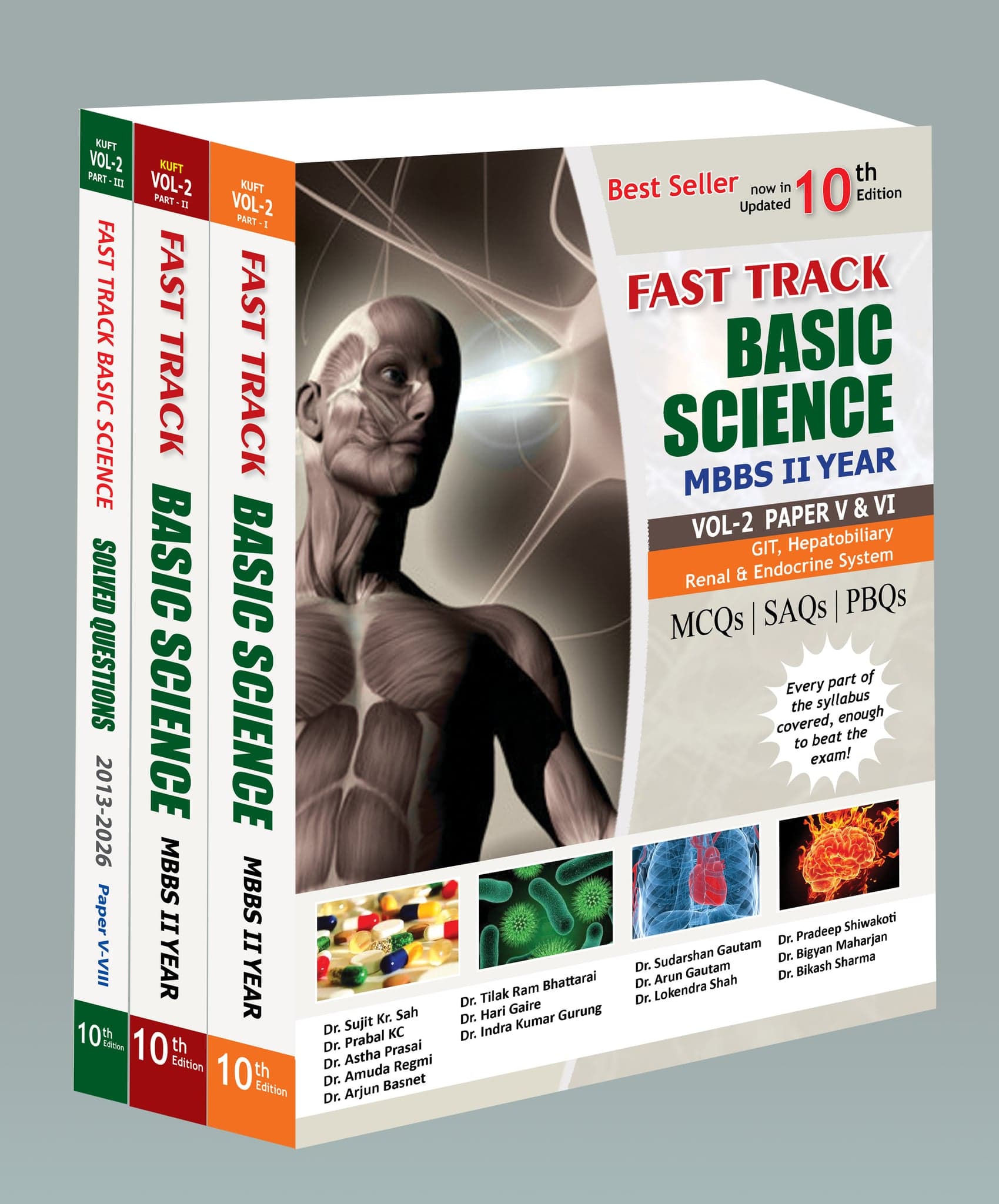 Fast Track Basic Science Vol.II( 3 Parts Set)
