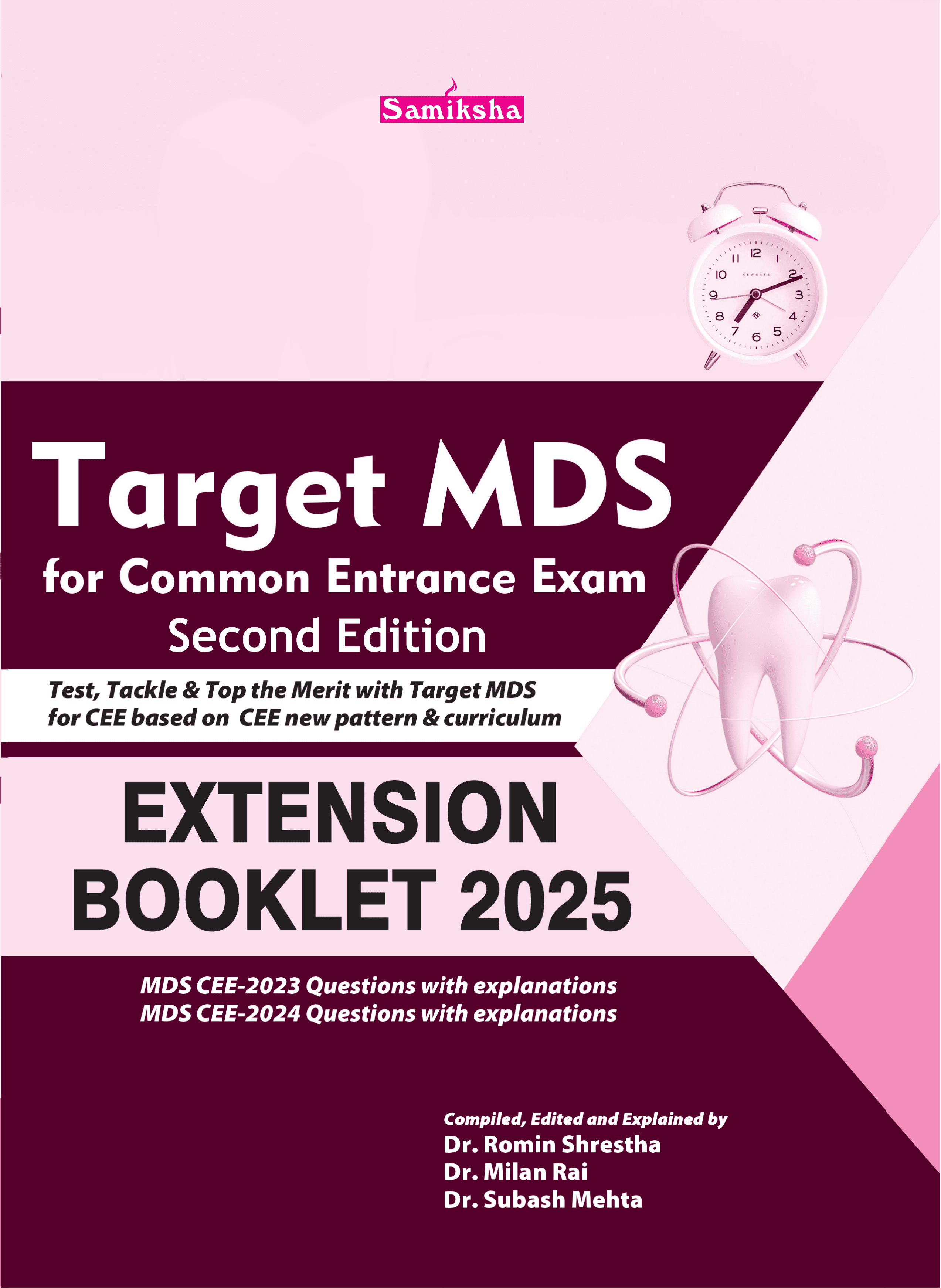 Target MDS for CEE Extension Booklet 2025