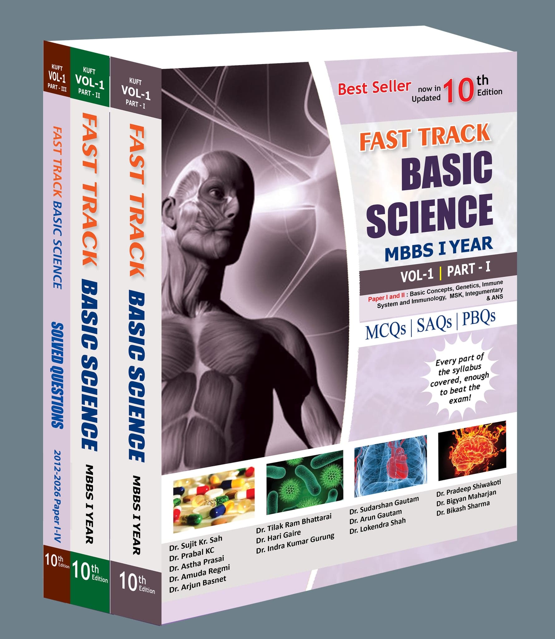 Fast Track Basic Science MBBS Vol. I (3-Part Set)