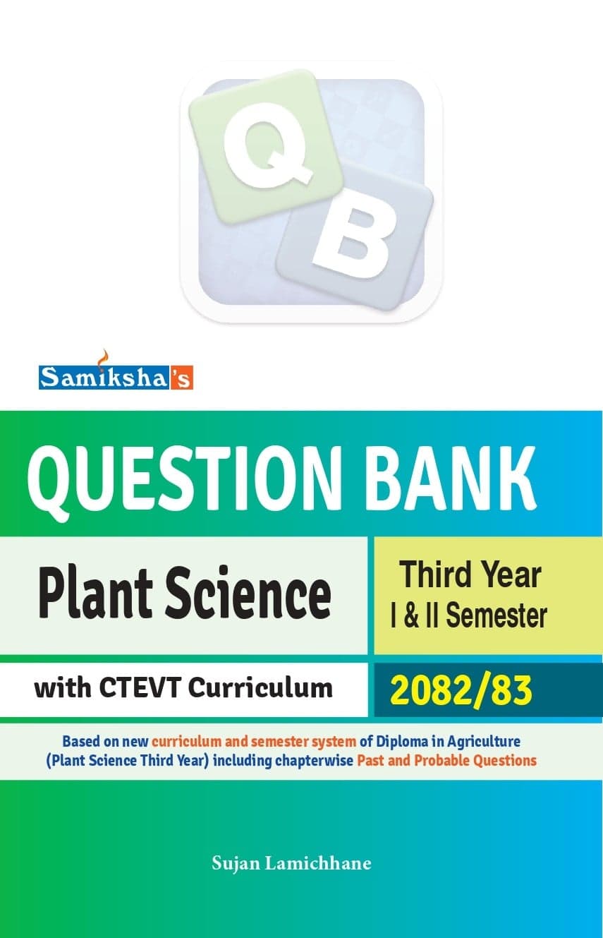 Question Bank Plant Science- Third Year (I & II Semester) 2082/83